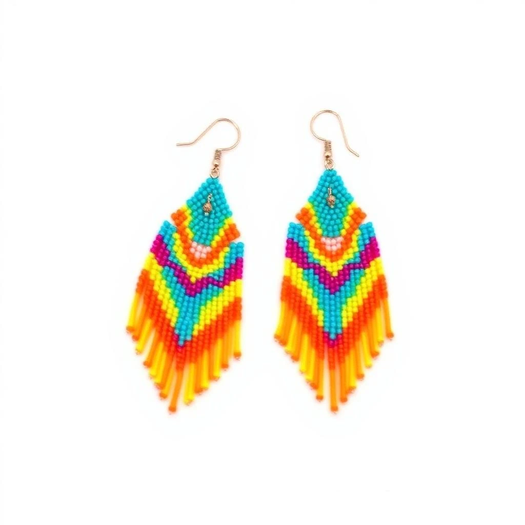 Chevron Bead Fringe